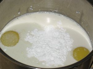 ингредиенты для сливочного заварного крема